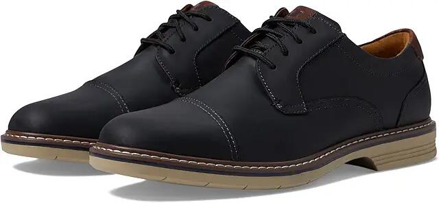 Florsheim Norwalk Cap Toe Oxford (Black Crazy Horse) Men's Shoes Cover