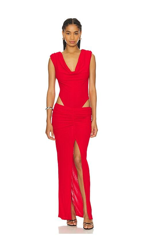 Camila Coelho Caminho Maxi Dress in Red Cover