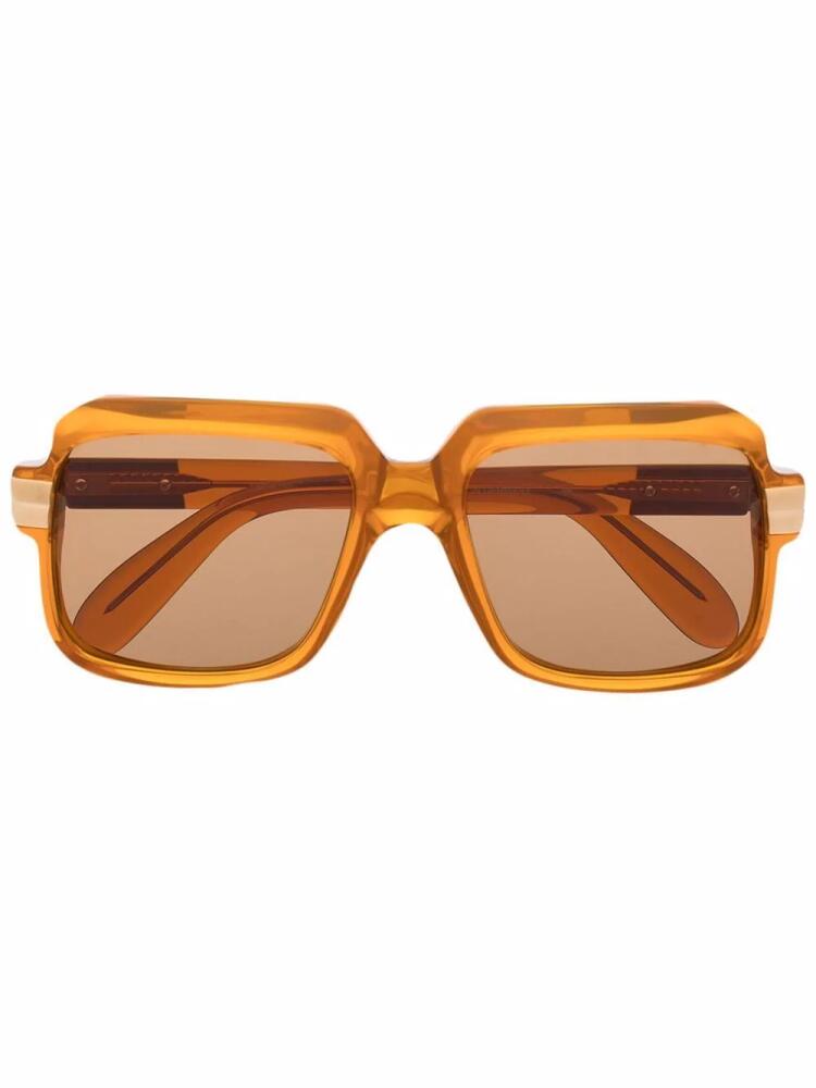 Cazal rectangular-frame sunglasses - Orange Cover