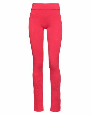 Circus Hotel Woman Pants Red Viscose, Polyester Cover