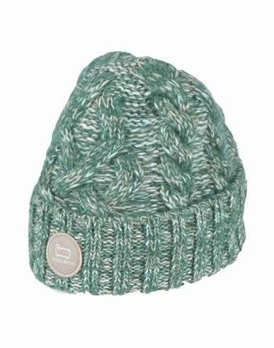 Woolrich Man Hat Green Virgin Wool, Acrylic, Polyamide, Mohair wool Cover