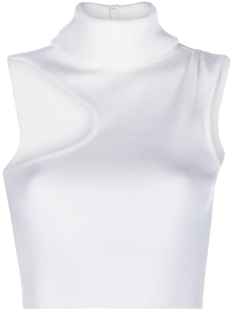 GAUGE81 Melita asymmetric knitted tank top - White Cover