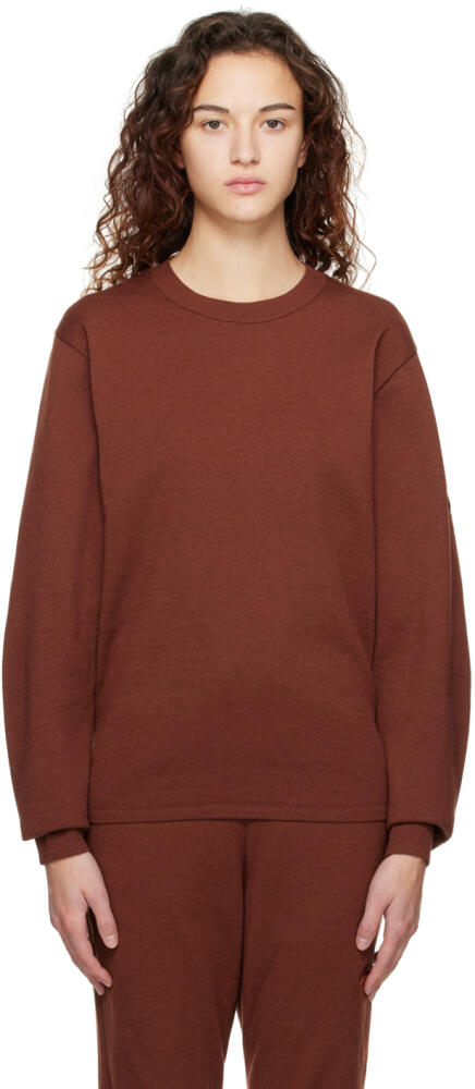 Nike Brown Crewneck Sweater Cover