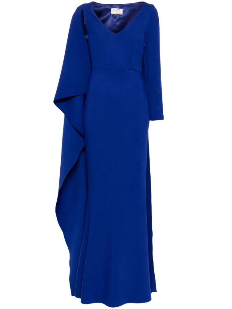 V:PM ATELIER Vinette cape-insert gown - Blue Cover