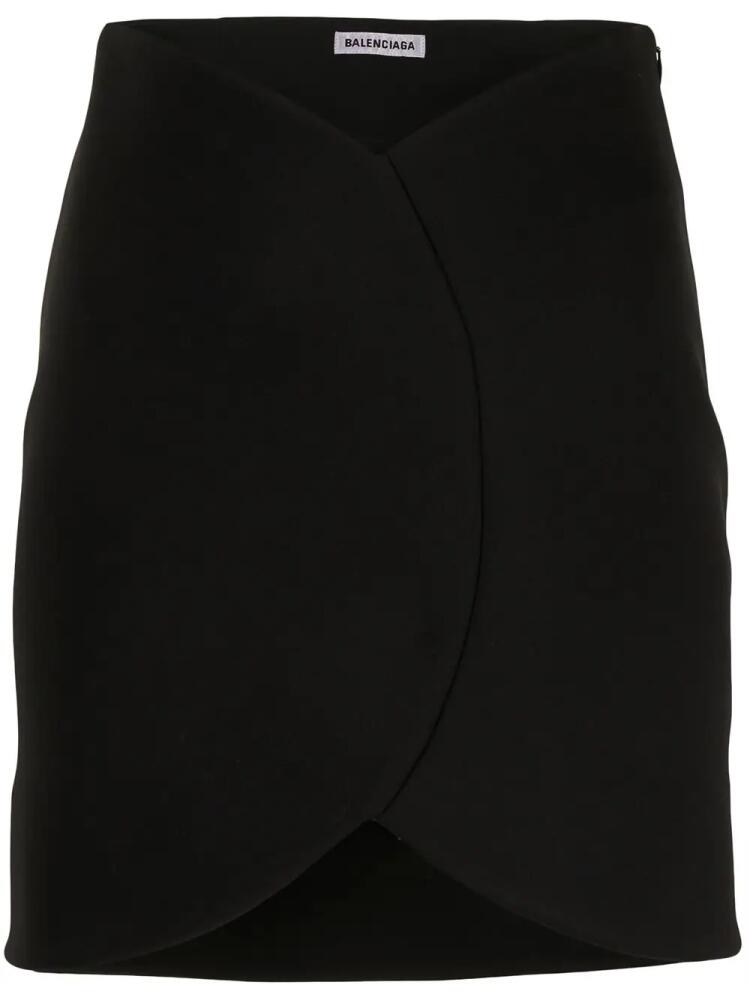 Balenciaga Circle Mini A-line skirt - Black Cover