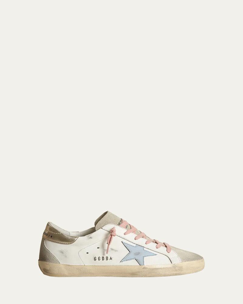 Golden Goose Superstar Mixed Leather Low-Top Sneakers Cover