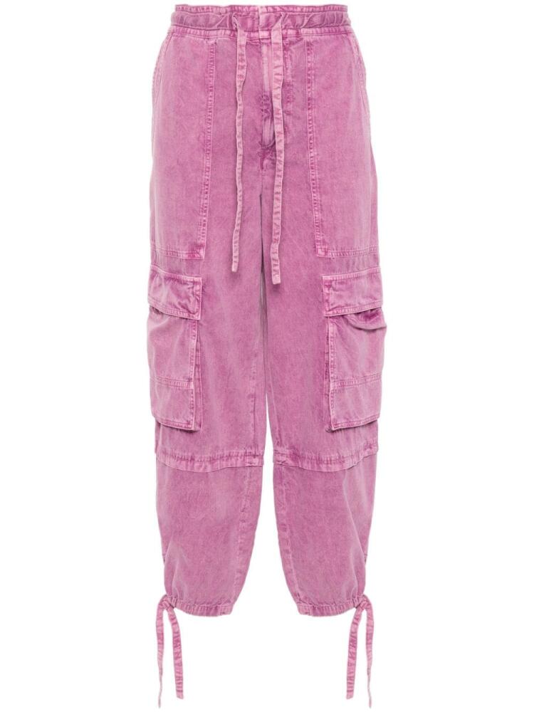 MARANT ÉTOILE Ivy cargo trousers - Pink Cover