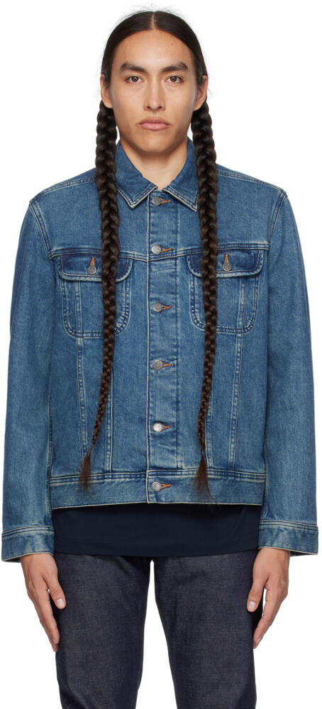 A.P.C. Indigo US Denim Jacket Cover