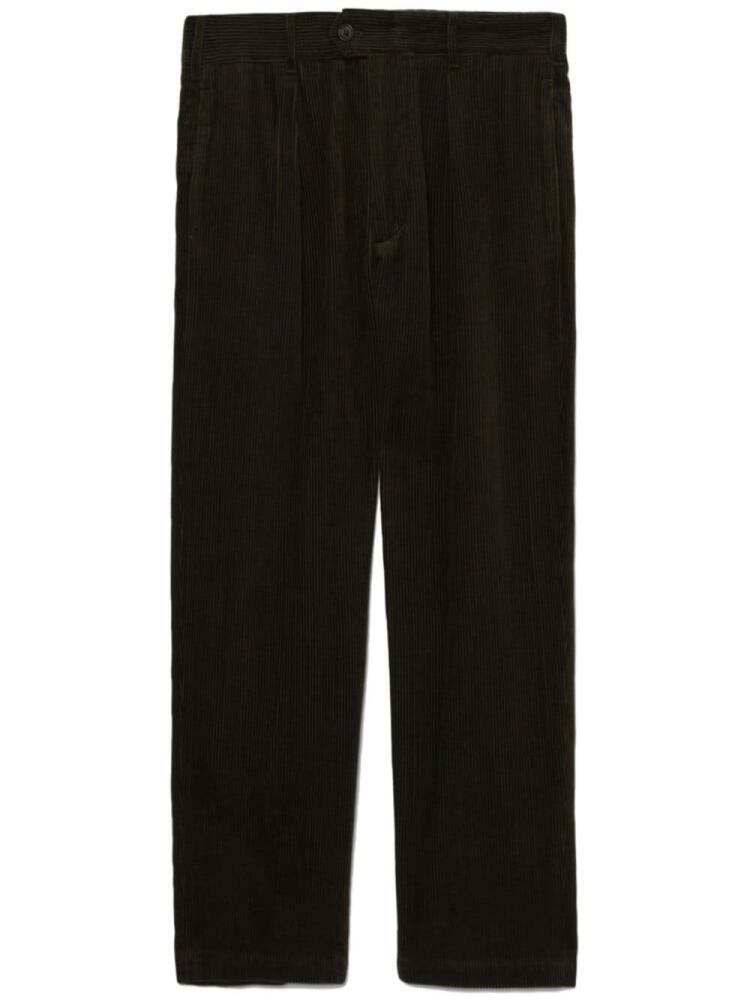 Engineered Garments corduroy cotton straight-leg trousers - Green Cover