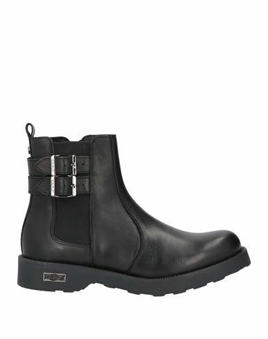 Cult Man Ankle boots Black Soft Leather Cover