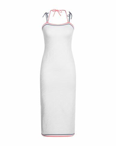 Fendi Woman Midi dress Ivory Viscose, Polyamide, Polyurethane Cover