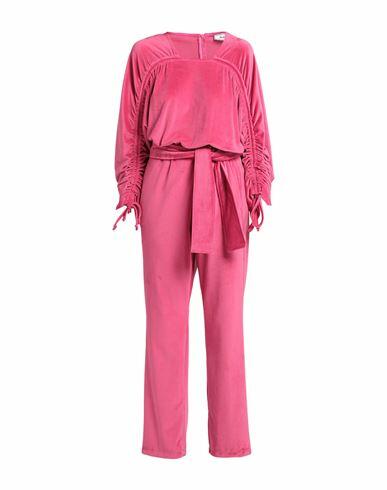 Jijil Woman Jumpsuit Magenta Polyester, Elastane Cover