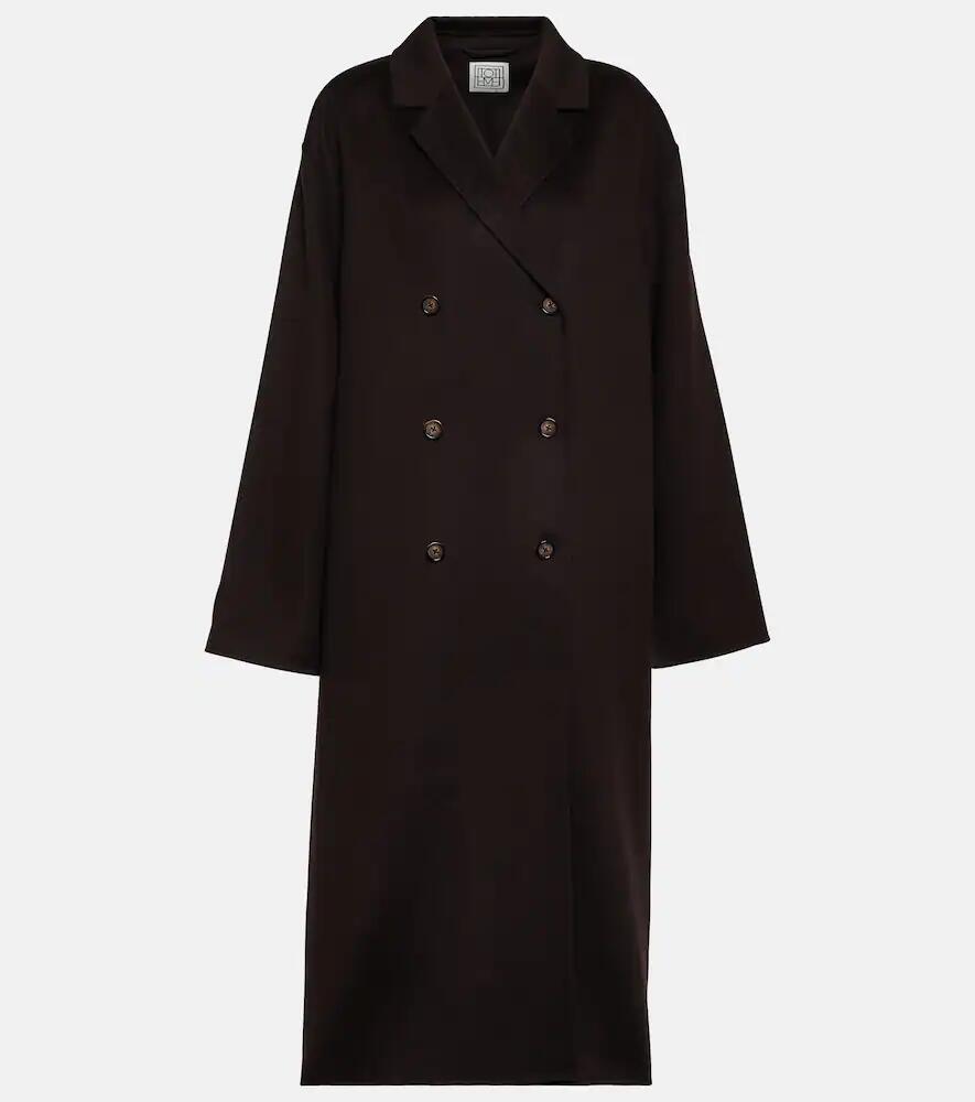 Toteme Oversized double-breasted wool coat Cover