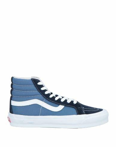 Vans Vault Man Sneakers Azure Soft Leather, Textile fibers Cover