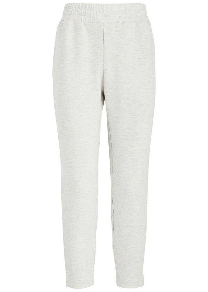 Varley The Slim Zip Stretch-jersey Sweatpants - Ivory Cover