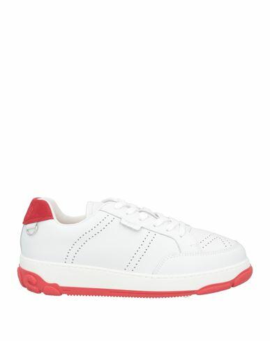 Gcds Woman Sneakers White Leather Cover