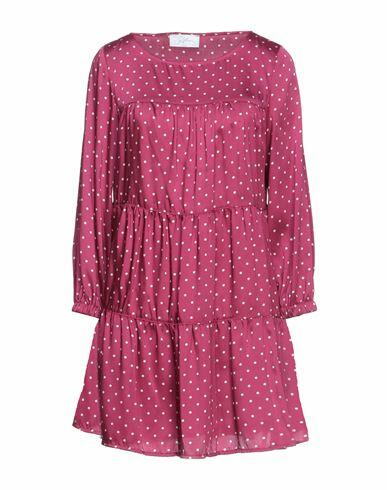 Soallure Woman Mini dress Garnet Polyester Cover