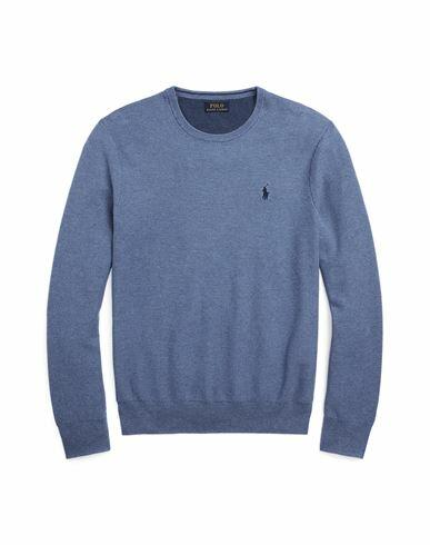 Polo Ralph Lauren Man Sweater Slate blue Cotton Cover