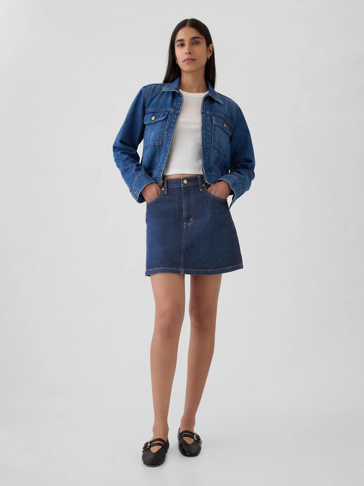 Gap Denim Mini Skirt Cover