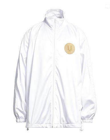 Vetements Man Jacket White Polyamide, Polyester Cover