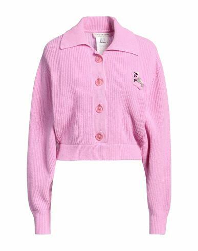 Philosophy Di Lorenzo Serafini Woman Cardigan Pink Virgin Wool, Cashmere Cover