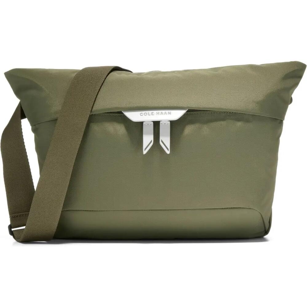 Cole Haan Central Nylon Sling Bag in Olive Nigh Cover