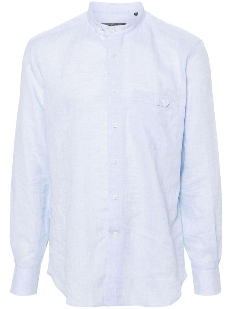 Corneliani linen shirt - Blue Cover