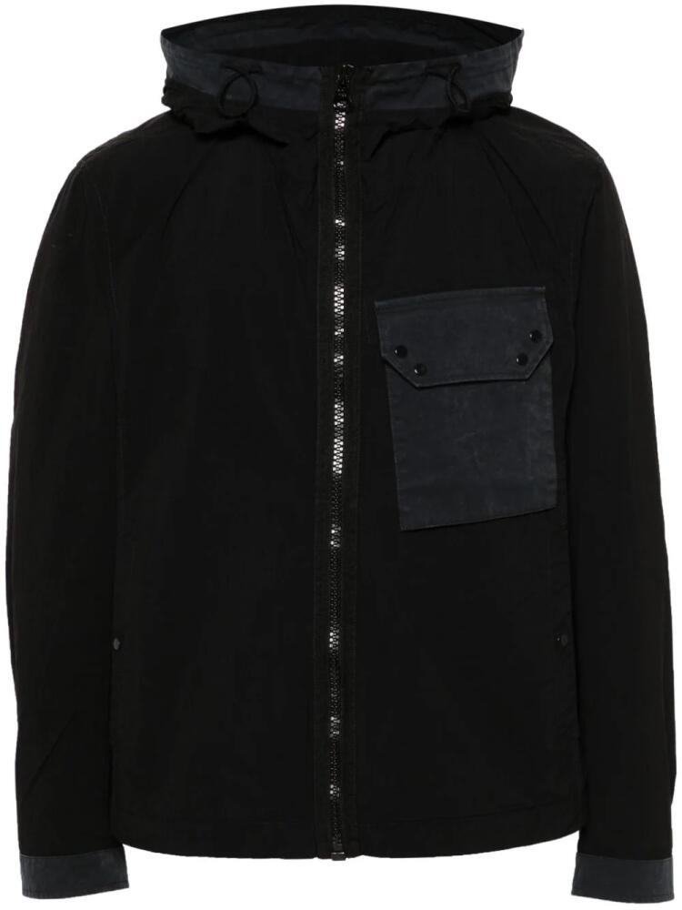 Ten C hooded lightweight jacket - Black Cover