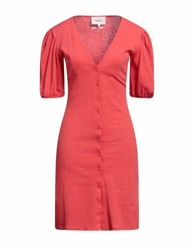 Ba & sh Woman Mini dress Coral Cotton Cover