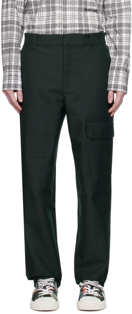 Helmut Lang Green Carpenter Trousers Cover