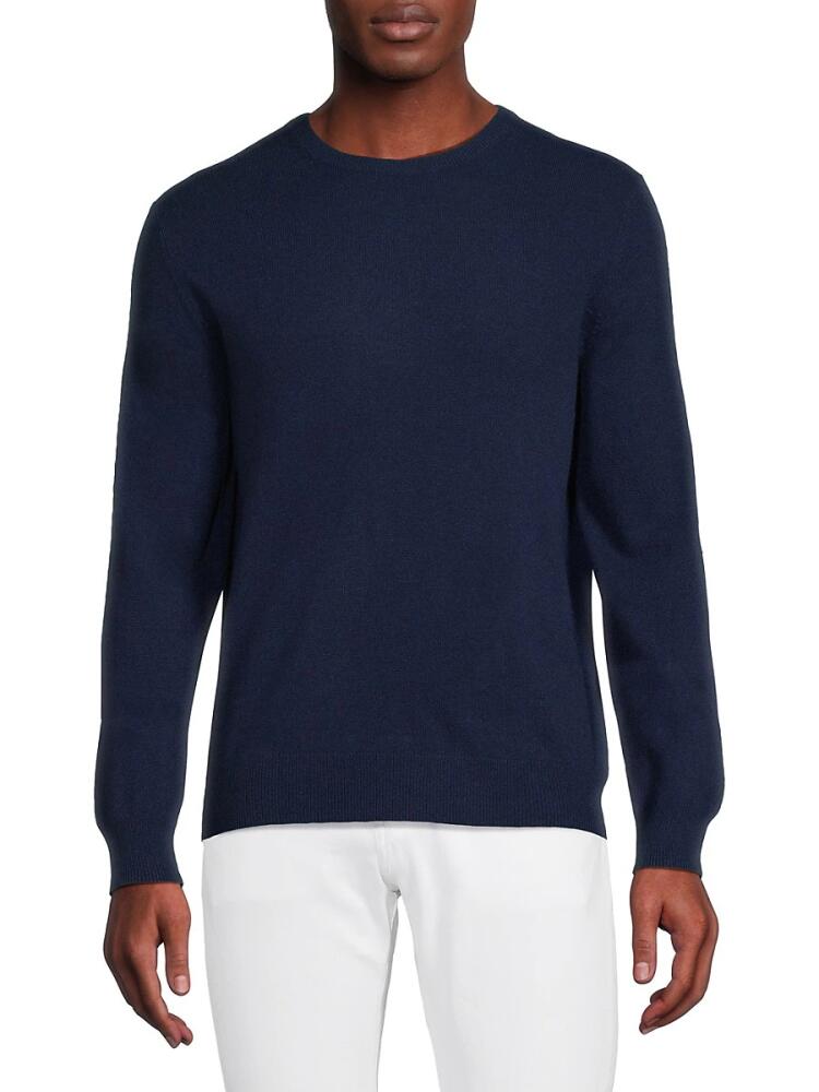 Amicale Men's Cashmere Sweater - Navy Cover