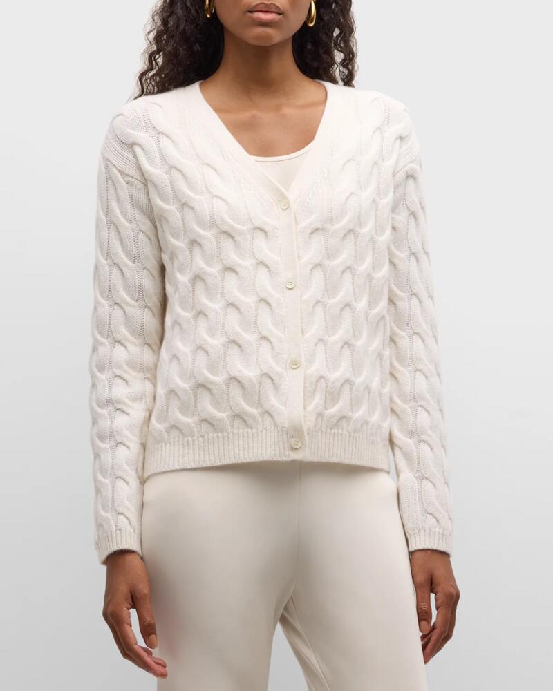 TSE Cashmere Cable-Knit Cashmere Cardigan Cover