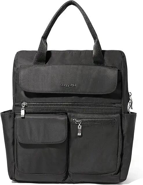 Baggallini Modern Everywhere Laptop Backpack (Black Twill) Backpack Bags Cover