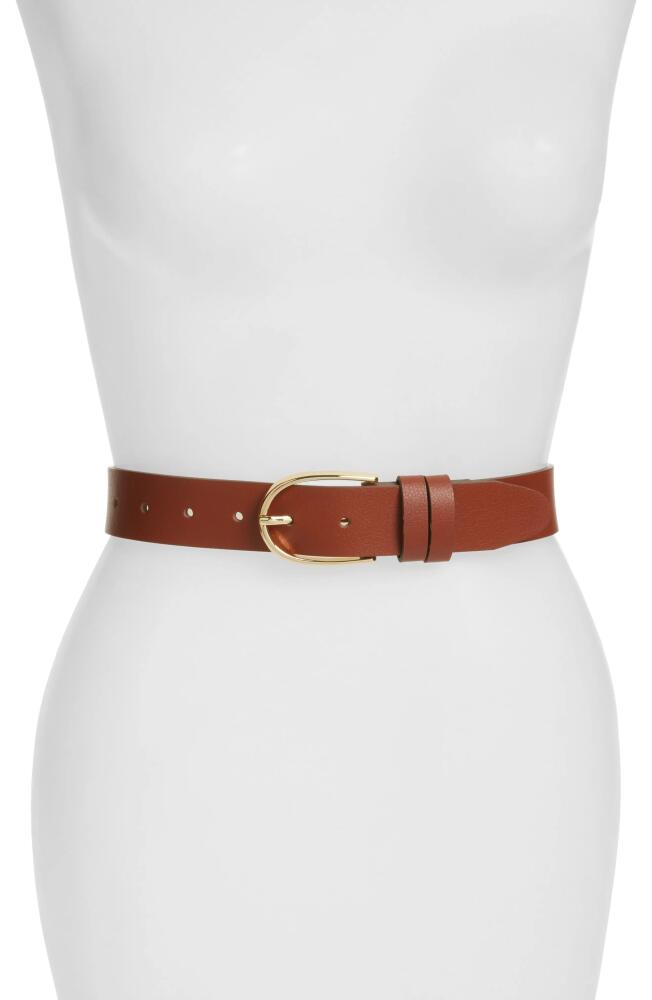 Nordstrom Double Loop Trouser Belt in Cognac Cover