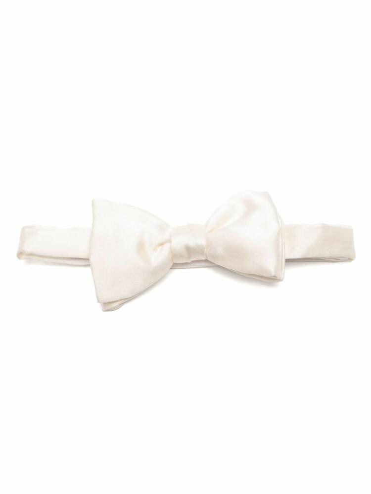 Lanvin satin bow tie - White Cover