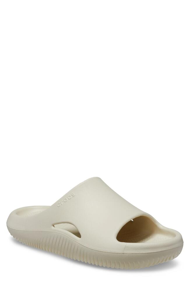 CROCS Mellow Slide Sandal in Bone Cover