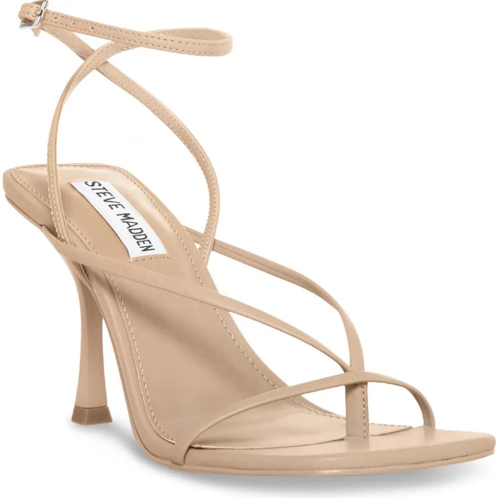 Steve Madden Annie Ankle Strap Sandal in Natural Cover