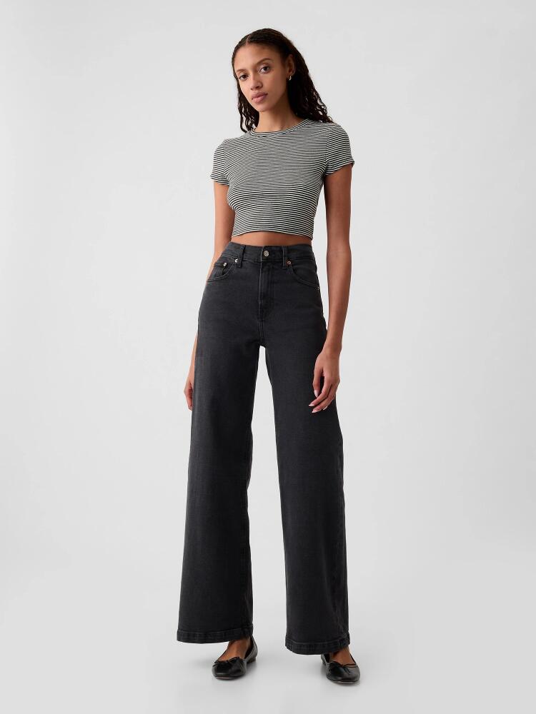 Gap High Rise Stride Wide-Leg Jeans Cover