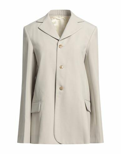 Quira Woman Blazer Beige Wool Cover