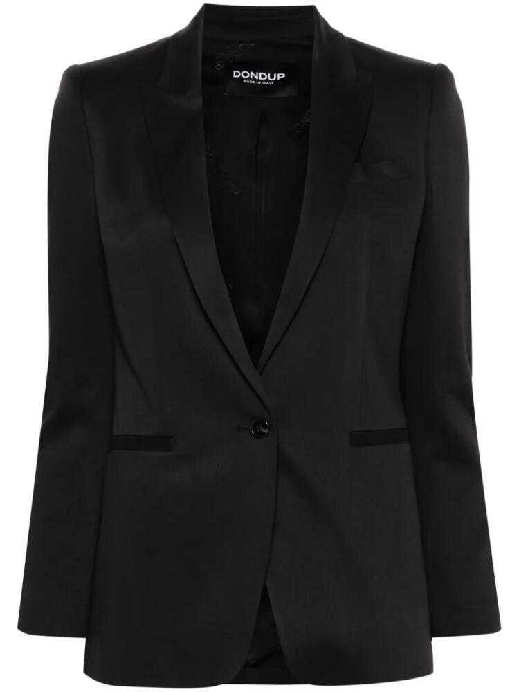 DONDUP twill cotton-blend blazer - Black Cover