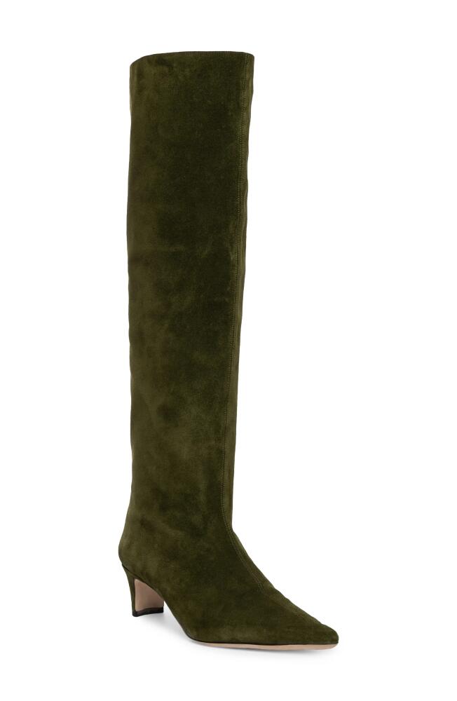 STAUD Wally Knee High Boot in Olive Cover