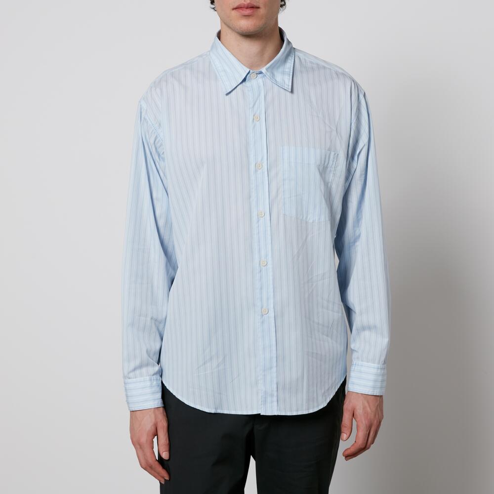 mfpen Executive Striped Cotton-Poplin Shirt Cover