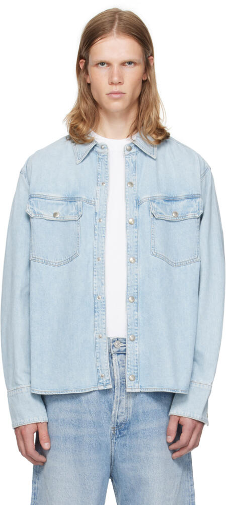 AGOLDE Indigo Lucian Denim Shirt Cover