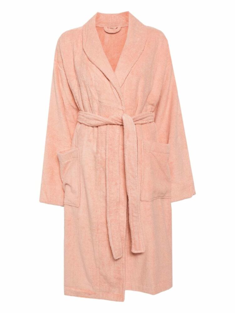 Eberjey terry-cloth cotton robe - Pink Cover