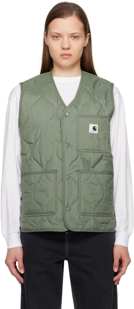 Carhartt Work In Progress Green Skyler Vest Cover