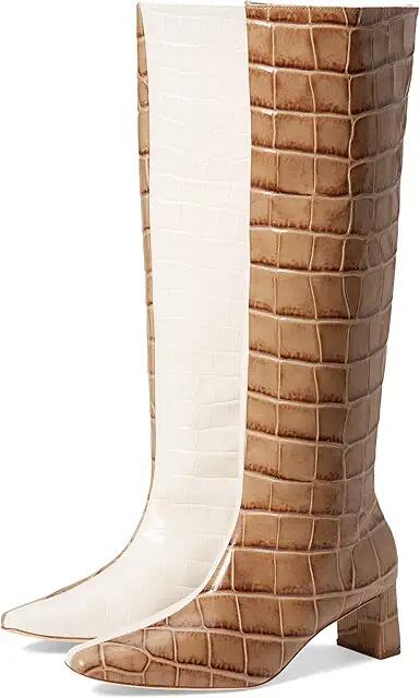 FREDA SALVADOR Phoenix (Khaki Creme Croc Combo) Women's Boots Cover