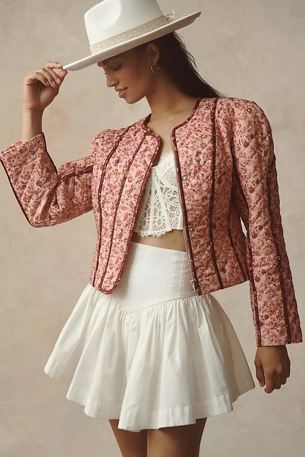 Avec Les Filles Floral Jacket Cover