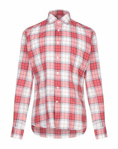 Glanshirt Man Shirt Red Size 15 ½ Cotton Cover