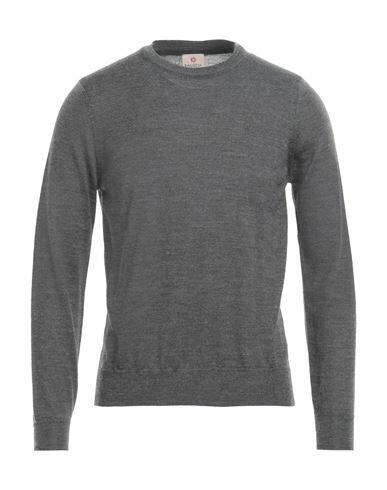 Bagutta Man Sweater Lead Merino Wool, Acrylic Cover