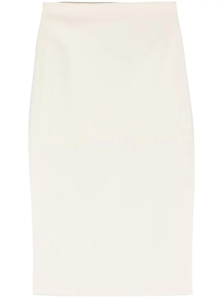 Sportmax asymmetric crepe skirt - Neutrals Cover